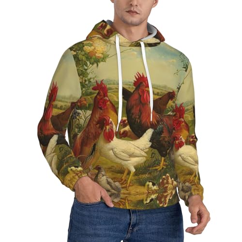Sweat-shirt à capuche en polaire homme pull chaud cordon serrage ferme