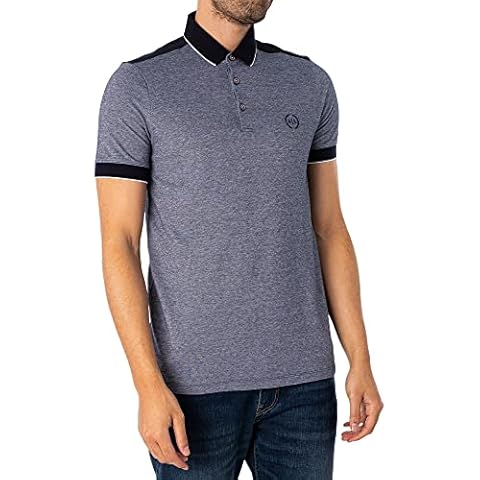 Armani Exchange Men's Navy Polo Shirt Cover