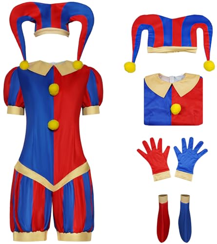 Déguisement Pomni adulte costume complet cosplay de cirque