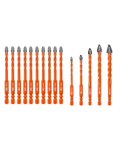 Foret excentrique et foret bois dentelé BGTEC | Coffret de 10 pièces multi-matériaux