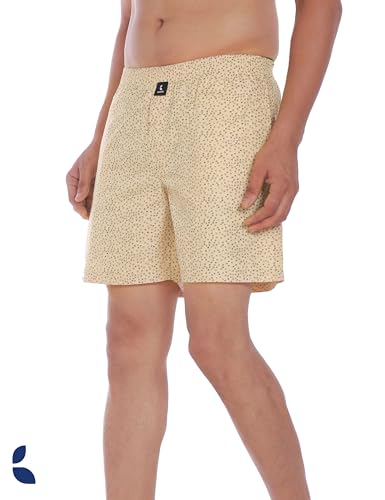 Image of Cotton Boxer Shorts for Men, Breathable, Comfortable & Lightweight (Pack of 2)
