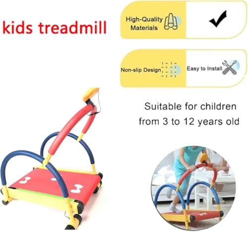 Image of Kids Treadmill with LED Display, Fun Fitness Equipment for Children, Encourages Active Play and Healthy Habits