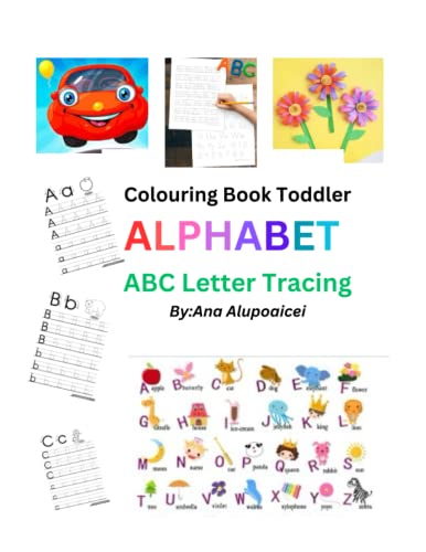ABC Coloring Book Toddler The Alphabet,Baby,Kids ,Letter Tracing