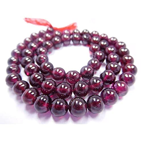 Cuentas redondas de granate natural LKBEADS de calidad seleccionada para alta joyería