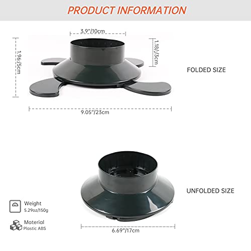 Propane Cylinder Base Foldable 16oz/1lb Propane Fuel Canister Stabilizer Stand Gas Tank Bottle Fixed Support