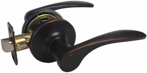 eBuilderDirect Dark Oil Rubbed Bronze Passage Door Lever Handle Knob (Hall and Closet) 836DBR