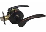 Dark Oil Rubbed Bronze Passage Door Lever Handle Knob (Hall and Closet) 836DBR