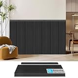 Art3d Wainscotting Wall Panel Kit, 37.8' Tall Beadboard Panels for Walls, Polystyrene Board and Batten Wall Panel Kit, Easy DIY Decorative Trim for Living Room, Kitchen, Bedroom – Covers 31 Sq.Ft