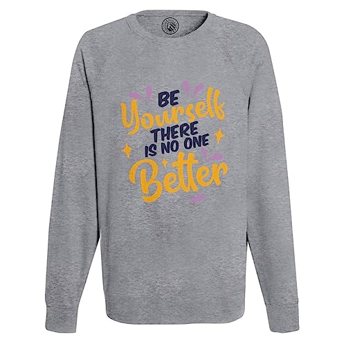 Sweatshirt Homme Be Yourself confortable avec message self love