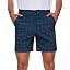 7 Inch Inseam - Plaid Blue