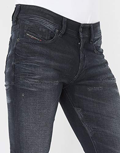 Jean skinny Sleenkerx pantalon denim stretch ajusté homme noir - 5