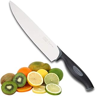 Sabatier Professional L'Expertise Kitchen Large Chefs Knife - 20cm High Graded Chrome Molybdenum Stainless Steel, Finely Ground Razor Sharp Blades. Ergonomic Soft Grip Handle. 20 Year Guarantee