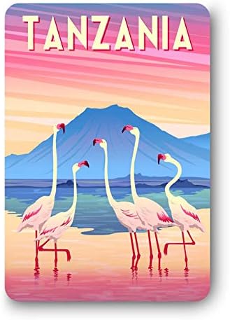 Giftcart Amazing Africa Souvenir Magnet Fridge Magnet for Kitchen Multi Color (Tanzania)