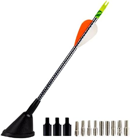 AmmoTenna ARCF 9" Arrow Replica Antenna with Fiberglass Mast (Carbon Fiber)