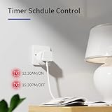 UseeLink Smart Plug,WiFi Outlet Works with Alexa,Google,Home,IFTTT,SmartThings,Wireless Smart Socket, Smart Life App Remote Control, Schedule and Timer Function, 2packs (WIFI-2packs) - Image 7