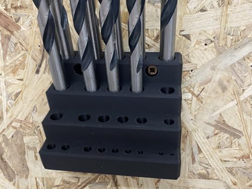 Bohrer Wandhalterung Halter für Metallbohrer 13-1 mm Wandmontage Werkzeugwand inkl. Schrauben