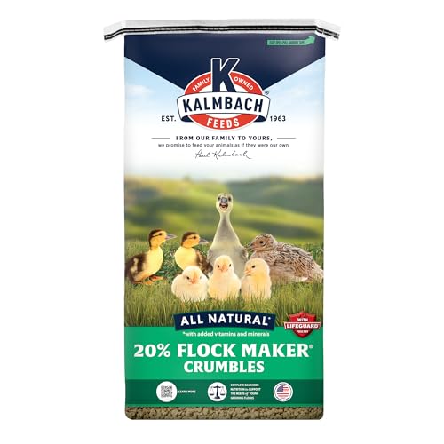 Kalmbach Feeds 20% Flock Maker Crumbles for Mixed Flocks of Poultry, 50 lb