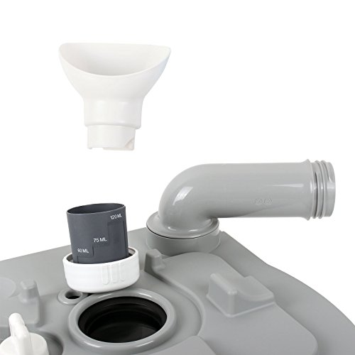 Image of Thetford 92305 Porta Potti 565P Excellence Portable Toilet (Manual), 448 x 388 x 450 mm, White