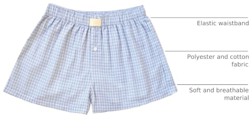 Image of Yuemengxuan Y2k Plaid Shorts Baggy Boxer Shorts for Women Elastic Waist Casual Lounge Bottom Gingham Pajama Shorts Sleepwear