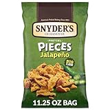 Snyder's of Hanover, Pretzel Pieces, Jalapeno, 11.25 ounce Bag (Pack of 3)