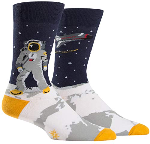 Sock It To Me Men's One Giant Leap Astronaut Socks