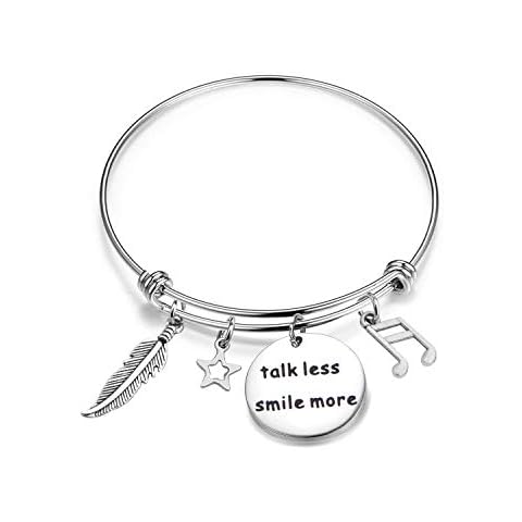 KUIYAI Talk Less Smile More Bracelet Hamilton Broadway Gifts (Bracelet) Cover