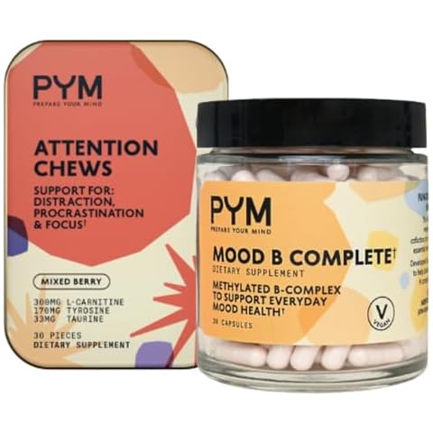 PYM Health Attention Chews + Mood B Complete Cover