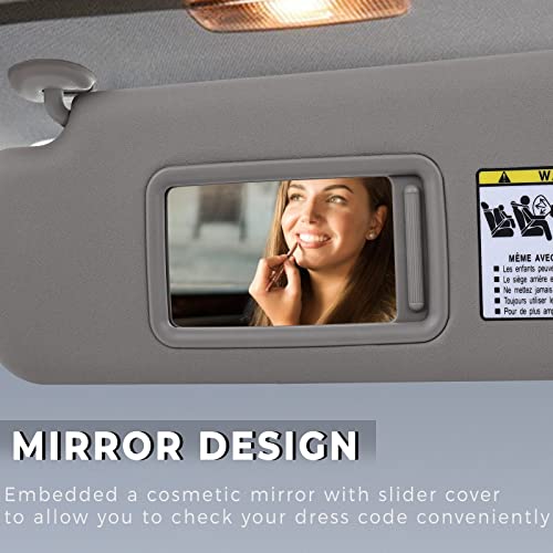 SCITOO Left Driver Side Tan Sun Visor for Toyota for 4Runner 2003-2007 by SCITOO - Used condition - Image 2