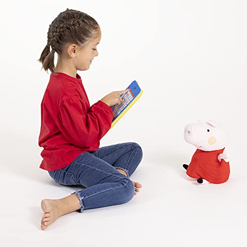 Peppa Pig - Peluche con tavoletta interattiva