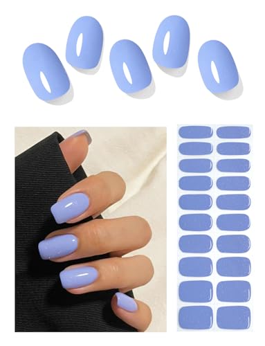 UV Nagelfolien 20pcs Blauer Schimmer