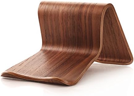 Universal Premium Hard Natural Wood Stand Holder for iPad Mini Retina 2 3, iPad Air / iPad Air 2, Tab 2/3/4/note 10.1 and Most Other Tablets (black)(Walnut Color)