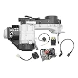 150CC Engine 4-Stroke for GY6 Engine Motor, 11' Long Case Scooter Complete Engine Kit with CVT Auto Clutch Single Cylinder Air Cooled Motor, Auto Carburetor, for Scooter ATV Go Karts
