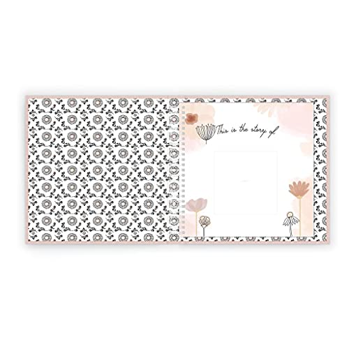 Lucy Darling Wildflower Meadow Theme Luxury Baby Memory Book - First Year Journal Album Photo Book To Capture Precious Memories - Keepsake Pregnancy Baby Record Book For Girl #TOP1