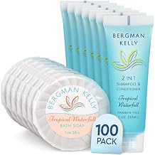 Bergman Kelly - Tropical Waterfall - 2in1 Shampoo Conditioner + Soap - 100 ea, 1 oz ea