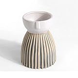 1. Keramischer handgemalteter Blumentopf: Retro-Modedesign, schöne Linien, kann die Schönheit der Pflanzen hervorheben.