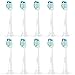 Brightdeal Têtes de Brosse à Dents pour Philips Sonicare - Électriques Brossettes de Rechange HX9024/23 Compatibles avec DiamondClean, Protectiveclean, HealthyWhite, FlexCare, EasyClean ,10 Pièces