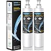 ICEPURE PLUS NSF53&42 Refrigerator Water Filter Replacement for Whirlpool 4396508 4396510, Everydrop EDR5RXD1, Filter 5, 4392857, WF285 PNL240V 4396918 9010 WF-NL300 WF-L500 RWF0500A RWF0500AH 2PACK