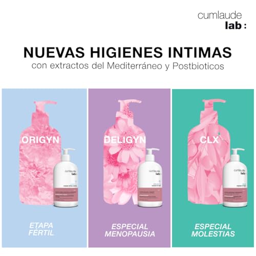 Cumlaude Lab Higiene Íntima Diaria - Gel Limpiador con Propiedades Hidratantes y Protectoras para la Zona Íntima, con Ácido Hialurónico y Ácido Láctico, pH Ácido - 500 ml - imagen 5