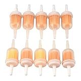 DEAL Fontic 10 Packs 1/4 Inch X 5/16 Inch Gas Inline Fuel Filters Small Engine Replaces fit for Kawa