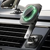 ESR for 15W MagSafe Car Mount Charger, Universal Dashboard/Tesla MagSafe Car Charger, Magnetic Wireless Charging, Adjustable Car Phone Holder for iPhone...