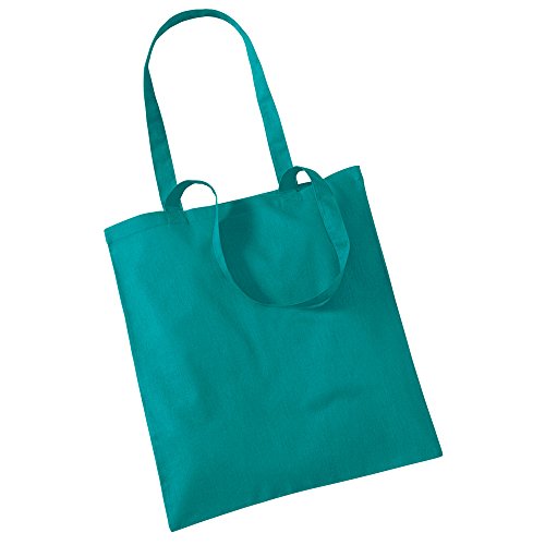 Westford Mill - Baumwoll-Tragetasche mit langen Henkeln One Size,Graphite Grey