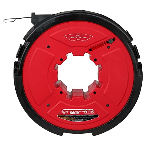 48-44-5176 120' x 1/8" Steel Pulling Fish Tape Drum