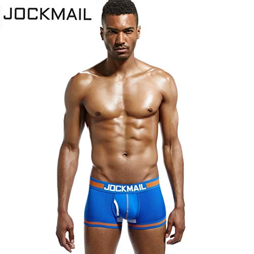 JOCKMAIL Mesh U Pouch Boxer Men Underwear Comft Underpants Pants Trunks Mens Boxer Shorts3
