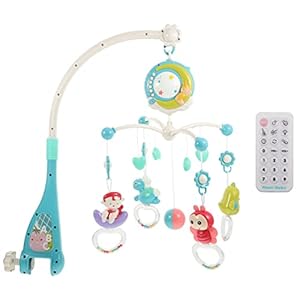 HEALLILY 1 Set Baby Opknoping Rattle Speelgoed Sensory Leren Speelgoed Met Pluche Animal Infant Stroller Accessoire…