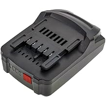 18v Compatible with Battery Metabo 6.25499.00, 6.25527, 625341000, 625342000 KFM 18, KFM 18 LTX 3 RF, KGS 18, KGS 18 LTX 216, KHA 18, KHA 18 LTX, KHA 18 LTX BL 24 Quick