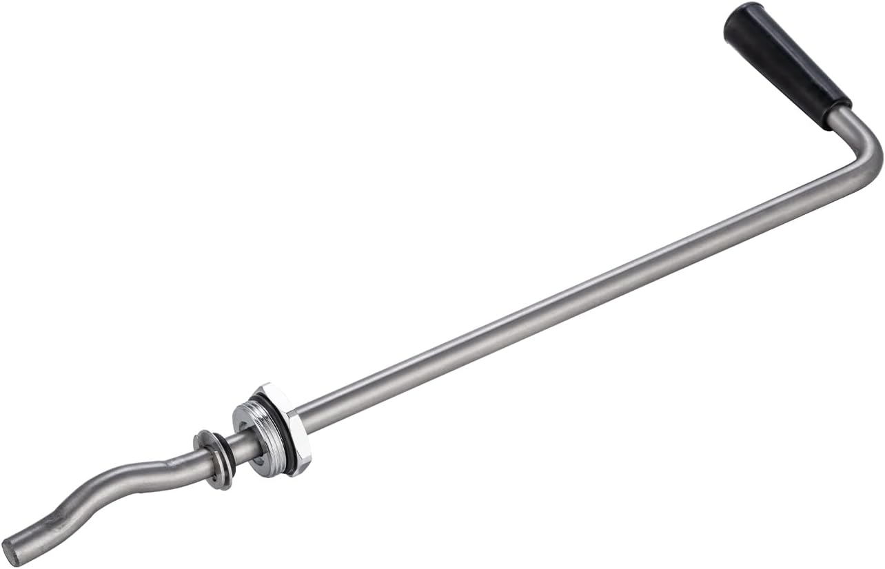 Replacement Handle for Commercial Sink Drain, Waste Valve Drain Lever Drain Parts Repair, Stainless Steel