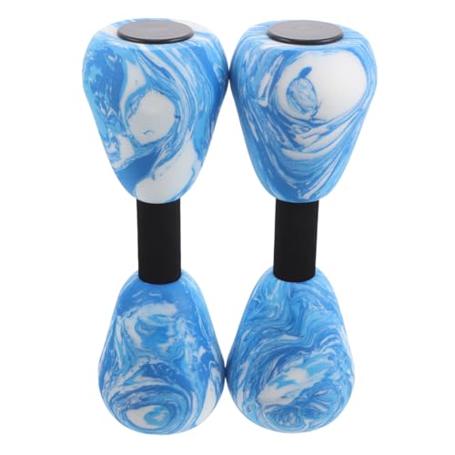 ifundom 2pcs Lightweight Water Dumbbells for Pool Exercise Eva Foam Aquatic Fitness Weights for Resistance Training Efficient Water Workouts and Aerobics Equipment for Adults