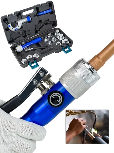 AMZCNC Hydraulic Tube Expander Swaging Tool Kit 11 Expander Heads 3/8-1-5/8in