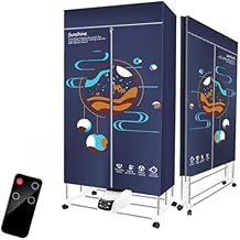 Electric Portable Clothes Dryer,2000W Large Capacity 1/2-Tier Heated Clothes Airer with Cover,Foldable with Overheat Protection,Electric Clothes Drying for Apartments,Families,Dormitories Style-1