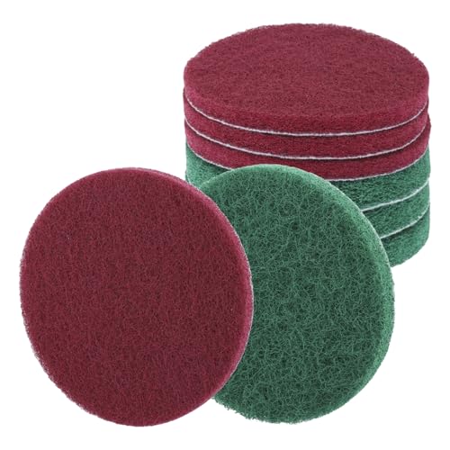 QWORK® 8 pezzi di spugne abrasive, dischi di lucidatura da 125 mm, grana P240 P400, impermeabile e resistente all'olio, per levigatrici rotative ed eccentriche.